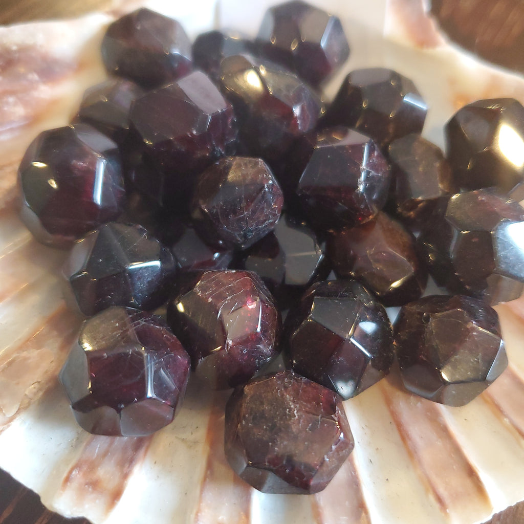 Garnet faceted