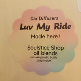 Oil Car Diffusers ~ Luv My Ride