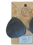 Leather Earrings made in Rockport Mass