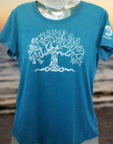 Tree of Life T-Shirt - Carribean Blue