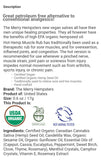 Hot Hemp vegan muscle rub balm by Merry Hempsters