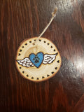 Pet paw woodburned free personalization