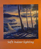 'Lake Cruise' painting by Valerie Doyon