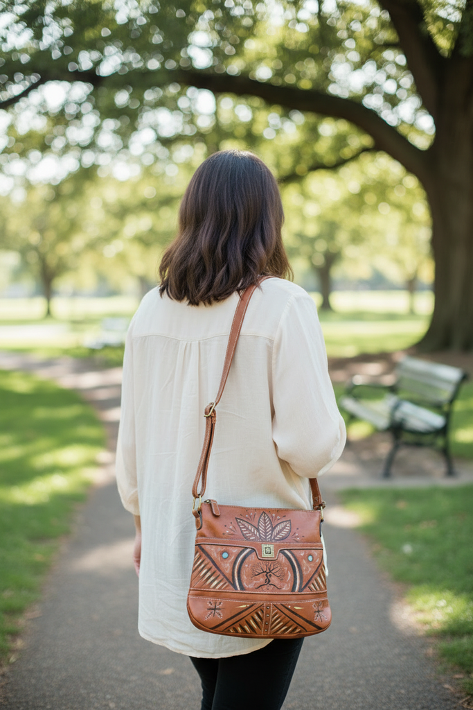 Purse Hand painted by Valerie Doyon