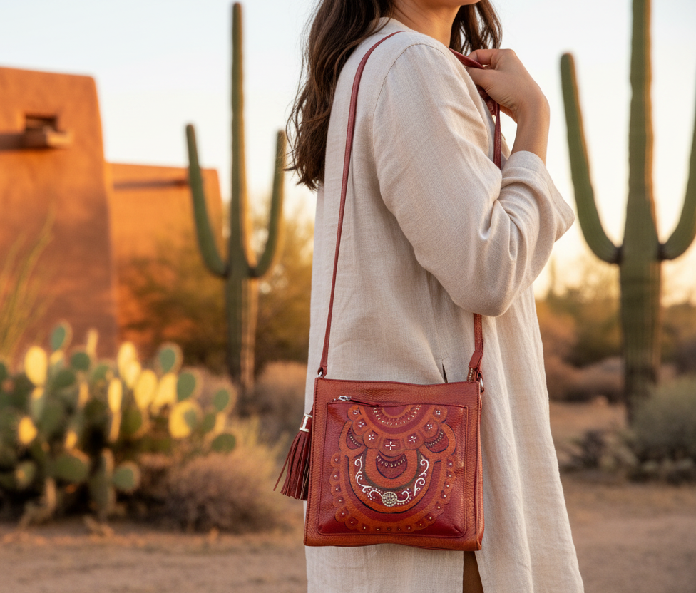 Purse Hand painted by Valerie Doyon