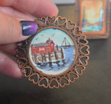 Mini watercolor paintings (variation of themes) by Valerie Doyon, Rockport Mass