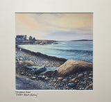 Pebble Beach Painting by Valerie Doyon