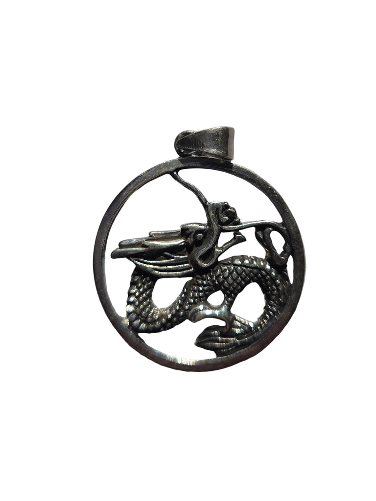 Dragon Pendant Sterling Silver .925