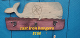 Whale-Wood coat hanger by Valerie Doyon