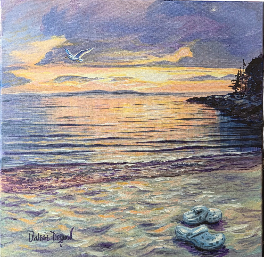 'Immersed' painting By Valerie Doyon