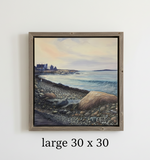 Pebble Beach Painting by Valerie Doyon