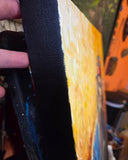 Jaco Pastorius painting by Valerie Doyon Rockport, Mass