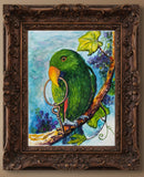 Eclectus Parrot 'Key to Your Heart' by Valerie Doyon