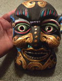 Protection Mask (laughing to scare away unwanted spirits)