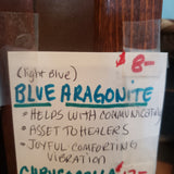 Rough Aragonite (light blue color)
