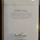 Soulflower gift cards (plant spirit meaning on back)