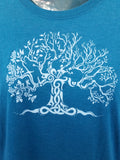 Tree of Life T-Shirt - Carribean Blue