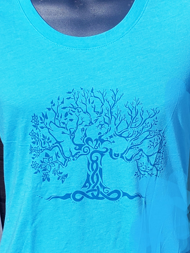 Tree of Life T-Shirt - Turquoise