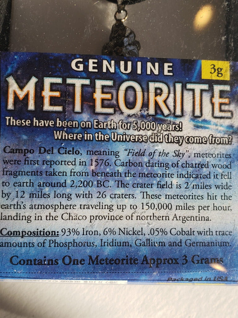 Meteorite 3g Necklace