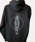 Tribal Surfboard pullover hoodie