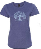 Tree of Life T-Shirt Heather Purple/Blue