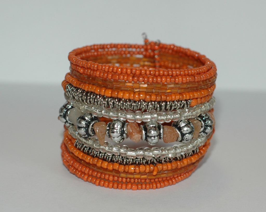 Beaded Bracelet-Tangerine - Soulstice Shop